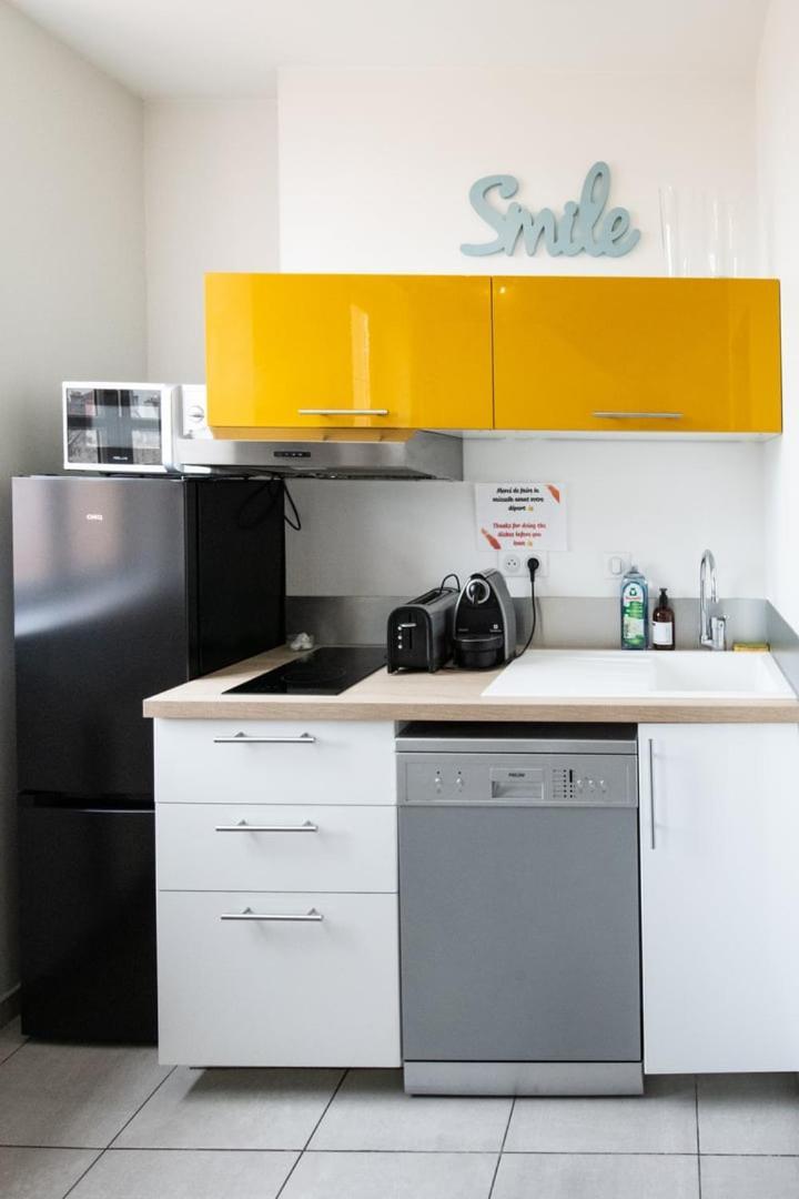 Loft Scandinave Cosy et HiTech à Lyon Part-Dieu Esterno foto